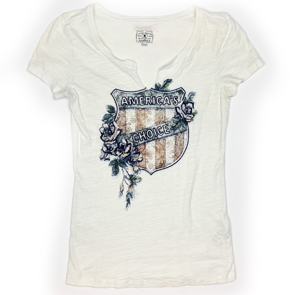 Lucky Brand Graphic Americas Choice Tee